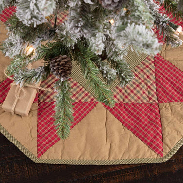 Dolly Star Mini Christmas Tree Skirt 21 VHC Brands - The Fox Decor